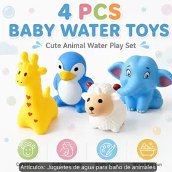 Muñequitos de goma para el baño de tu bebé