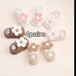 Pack de 4 pares de calcetines para niña