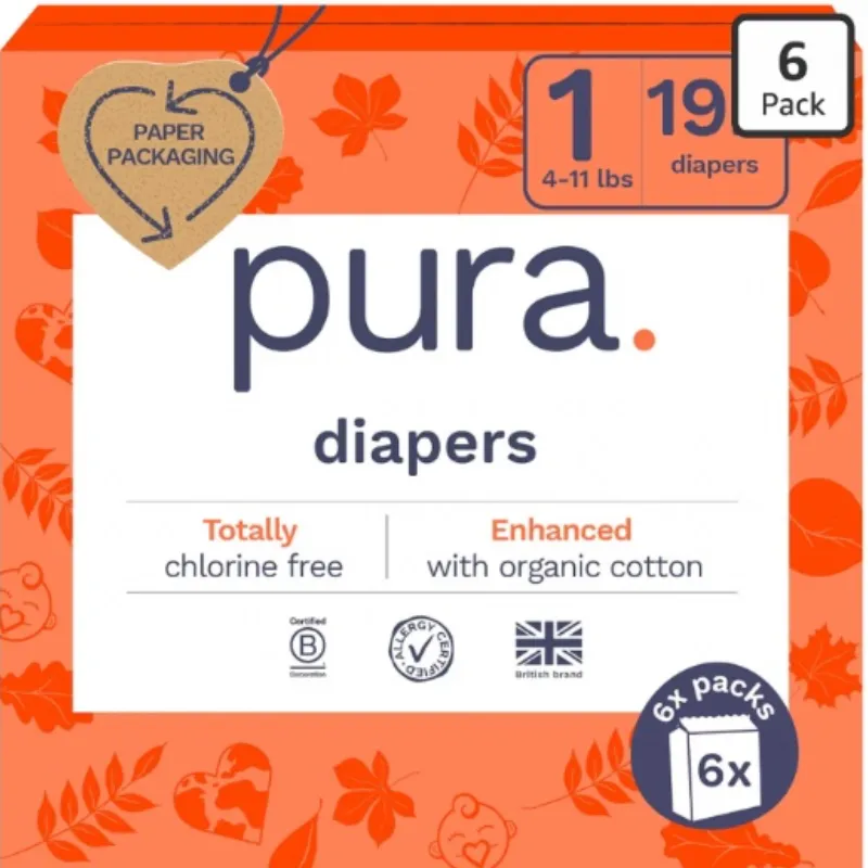 Pañales, desechables, pura etapa 1 (192)