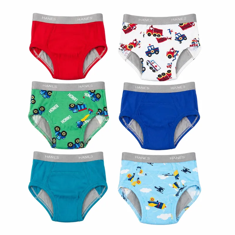 (Paquete de 6)Calzoncillos de entrenamiento para niños