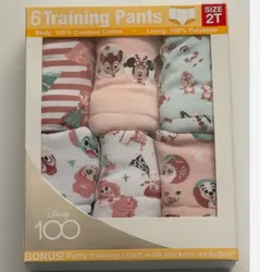 Paquete  de 6 blúmer y calzoncillos de entrenamiento de 2t -3t