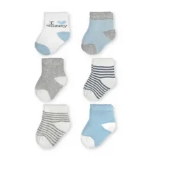 Paquete de 6 pares de medias recién nacidos