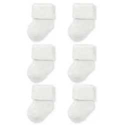 Paquete de 6 pares de medias recién nacidos