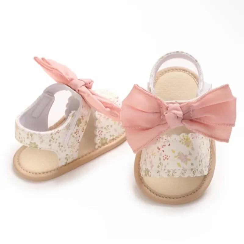Sandalias de bebé, con lazo