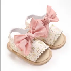 Sandalias de bebé, con lazo