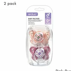 Set de 2 chupetes de niñas y niños