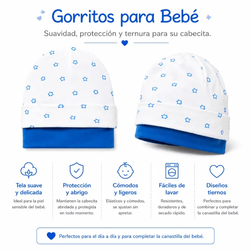 Set de 2 gorritos