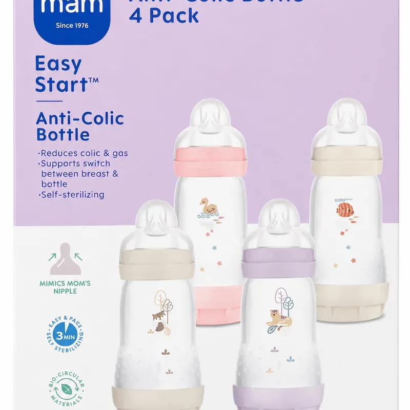 Set de 4 biberones anticólicos de 9 oz