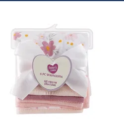 Set de 6 toallitas de niña