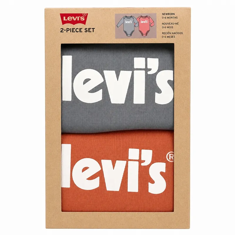 Set de bodys Levi’s para bebé