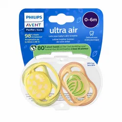 Set de  Chupetes Philips Avent Ultra Air 0–6 meses( 2)