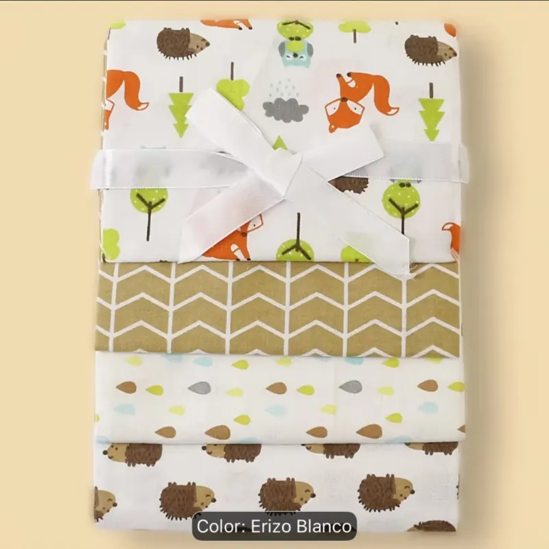 Set de cuatro pañales de niño