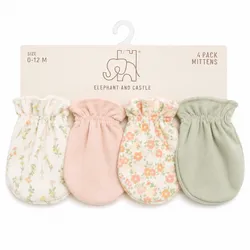 Set de cuatro pares de guantecito de niñas y de niño