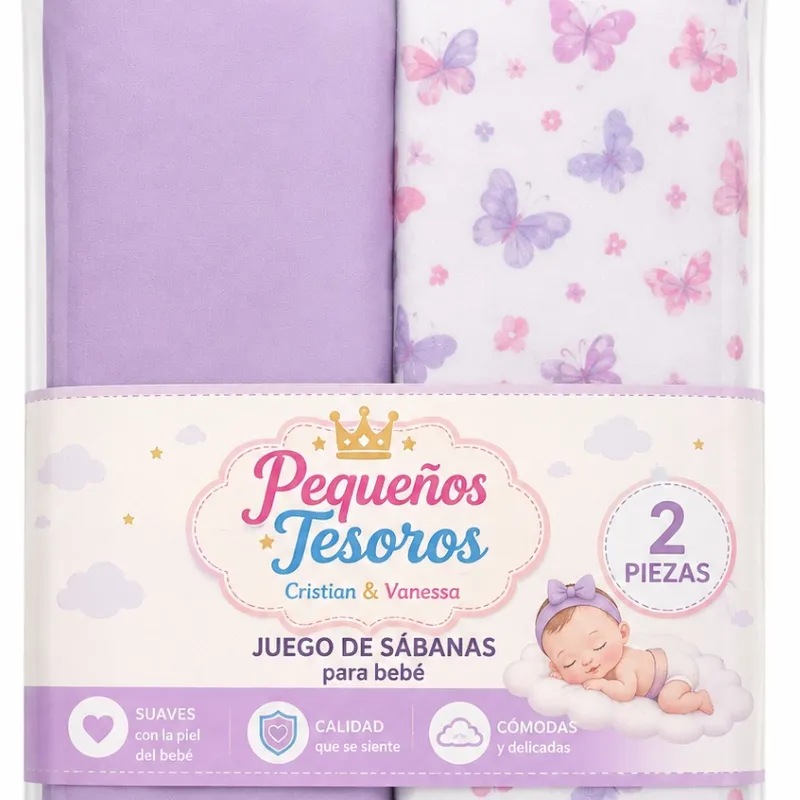 Set de dos sábanas de Cuna