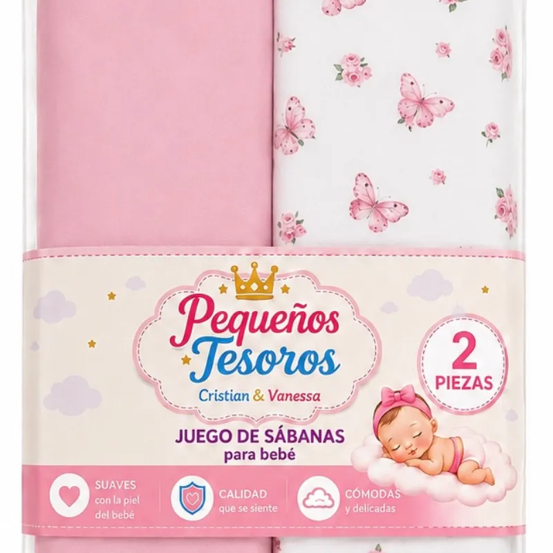 Set de dos sábanas de Cuna