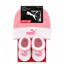 Set de gorros media puma de niña 0-6 meses