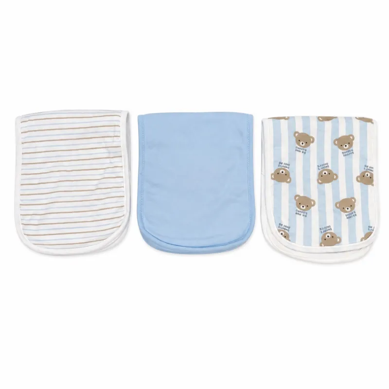 Set de tres paños para sacar buche de bebés