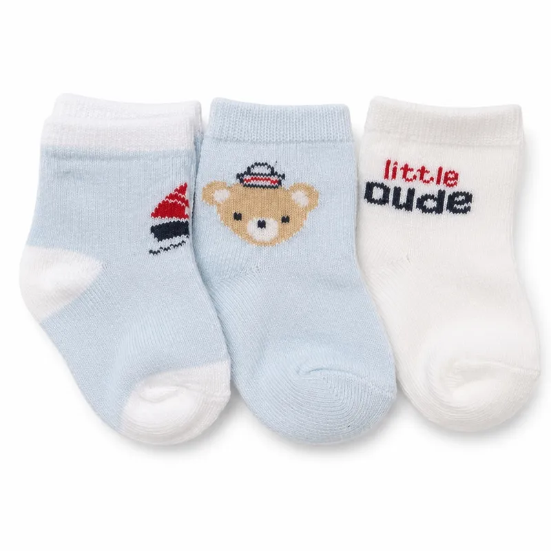 Set de tres pares, de medio de niño, de 0-6 meses