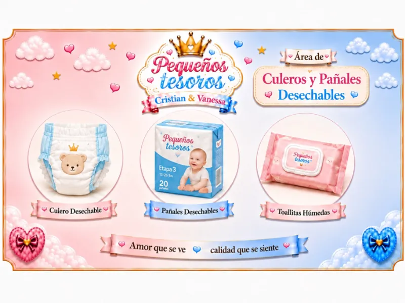 Culero, desechable,Pañales desechables, toallitas húmedas