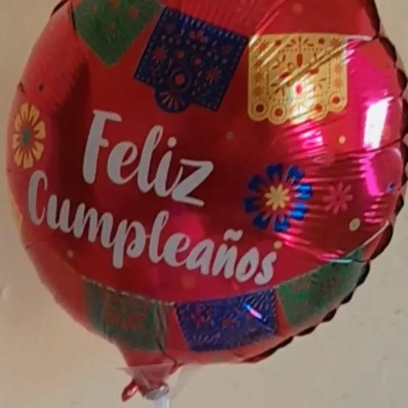 Globo Mediano con Soporte 