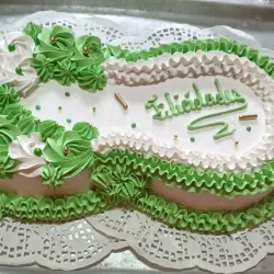 Kake de Bandeja de Crema de Chocolate 