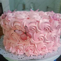 Pastel con Dos Rellenos