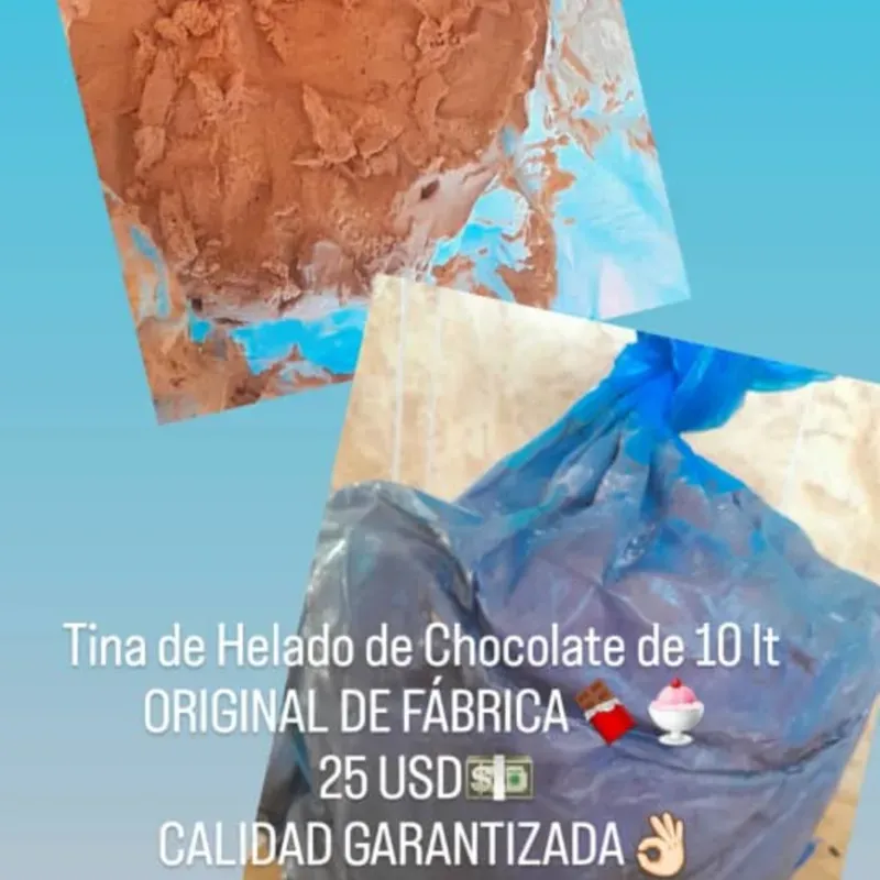 Tinas de Helado de Fábrica de 10 lt