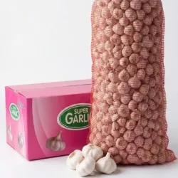 Caja de Cabezas de Ajo Importado