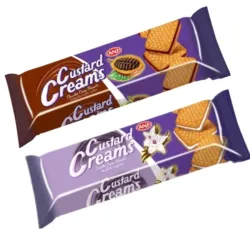 Galletas Gustard Creams sabor Chocolate y Coco
