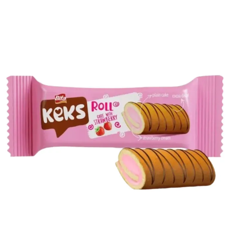 Panqué Keks Roll relleno de Fresa
