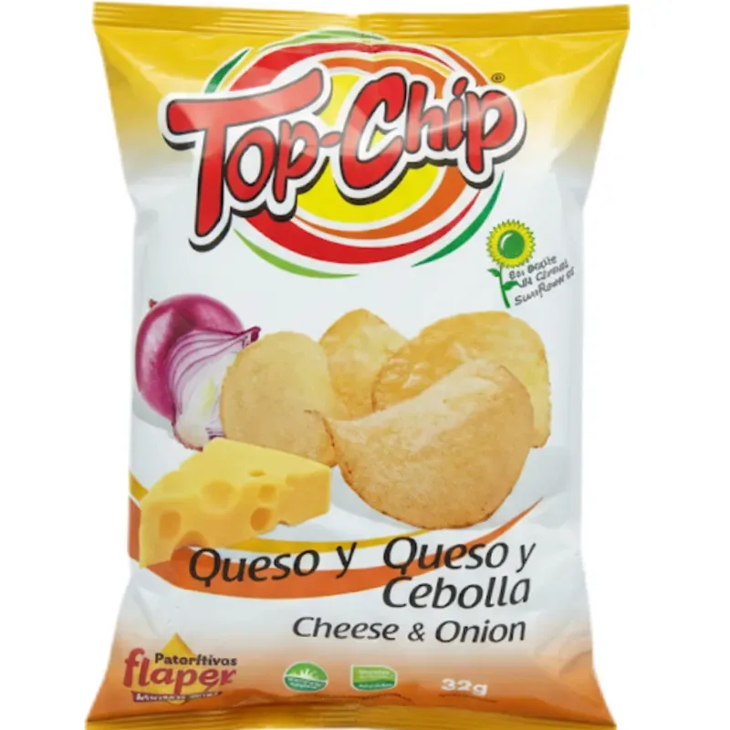 Papitas Top Chips Queso y Cebolla