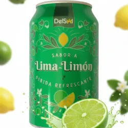 Refresco de lata DelSol sabor Limón