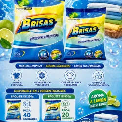 Detergente Brisas 250g