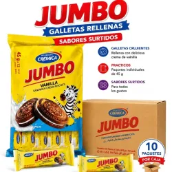 Galletas Jumbo Rellenas Sabores surtidos