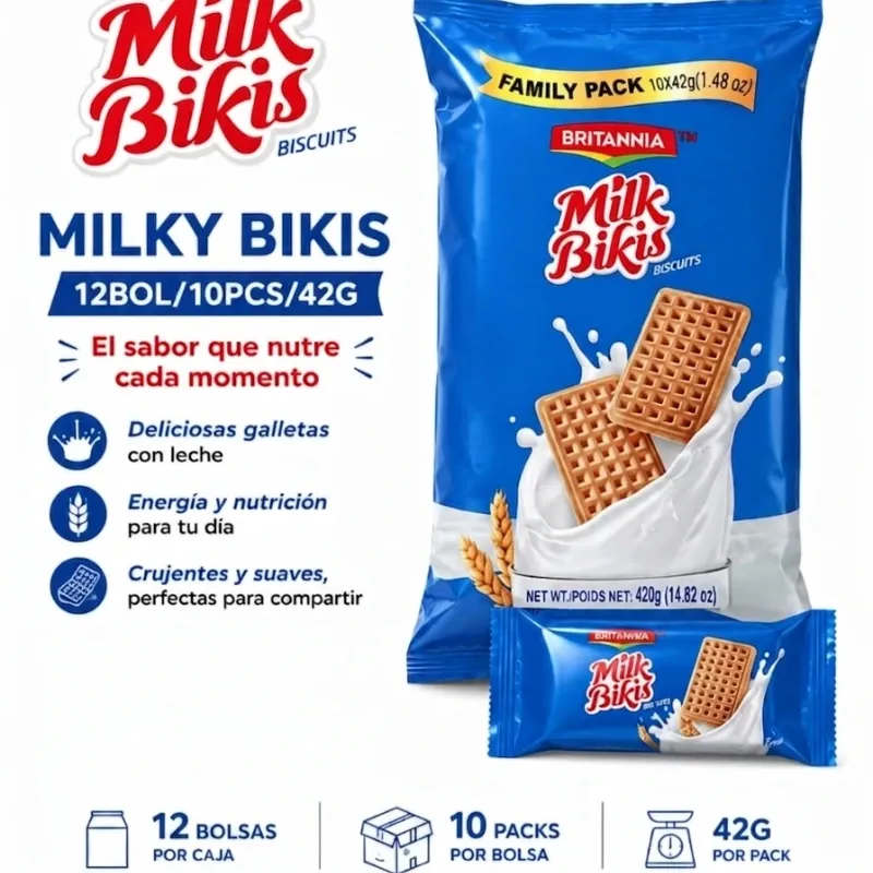 Galletas Milky Bikis