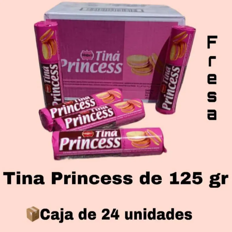 Galletas Tina Princess Fresa