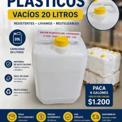 Galones Plásticos 20L