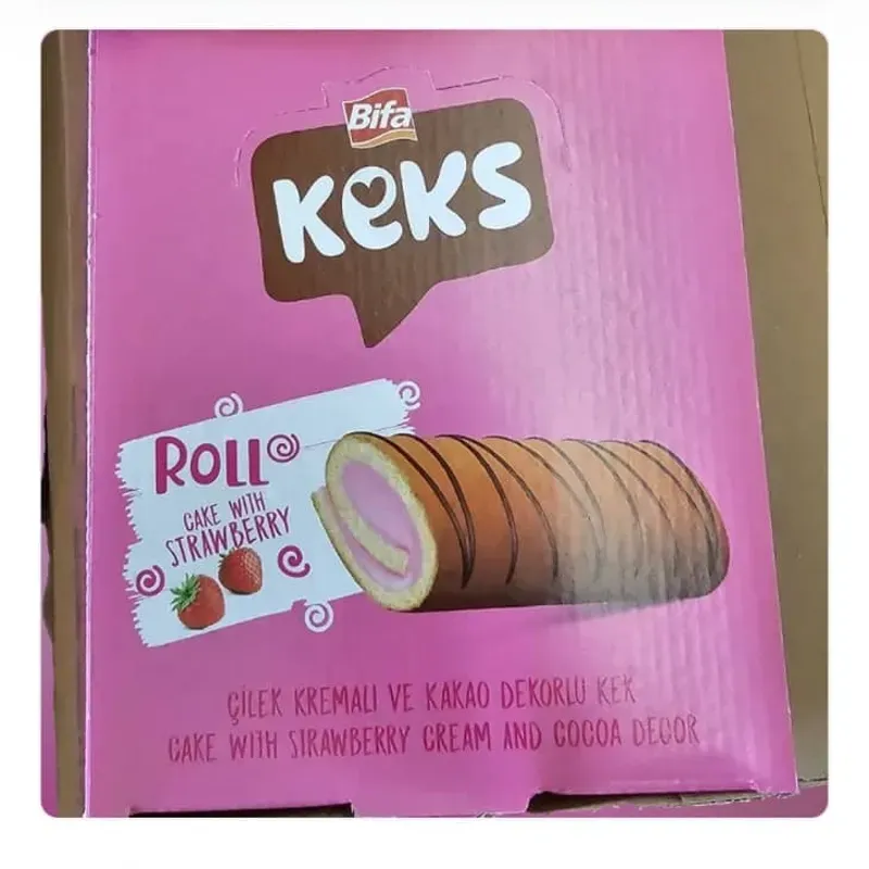 Panque Keks Roll Fresa