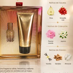 Set perfume en formato mini con su crema corporal 
