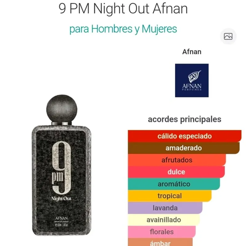 9 PM NIGHT OUT BY AFNAN - EAU DE PARFUM - 100 ML