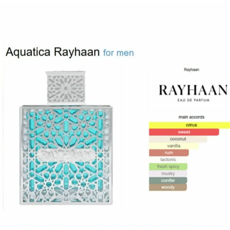 AQUATICA DE RAYHAAN - EAU DE PARFUM - FOR MEN - 100 ML