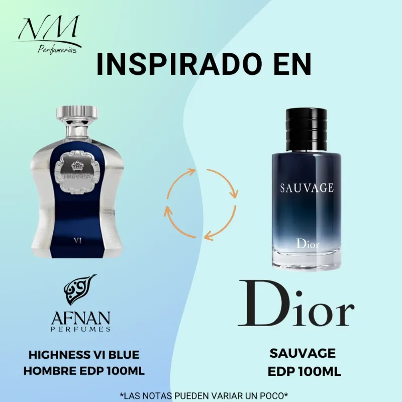 HIGHNESS VI BLUE DE AFNAN - EAU DE PARFUM - FOR MEN - 100 ML