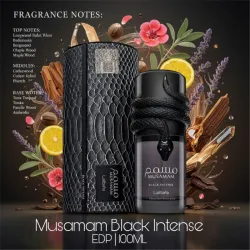 MUSAMAN BLACK INTENSE - EAU DE PARFUM - UNIXEX - 100 ML