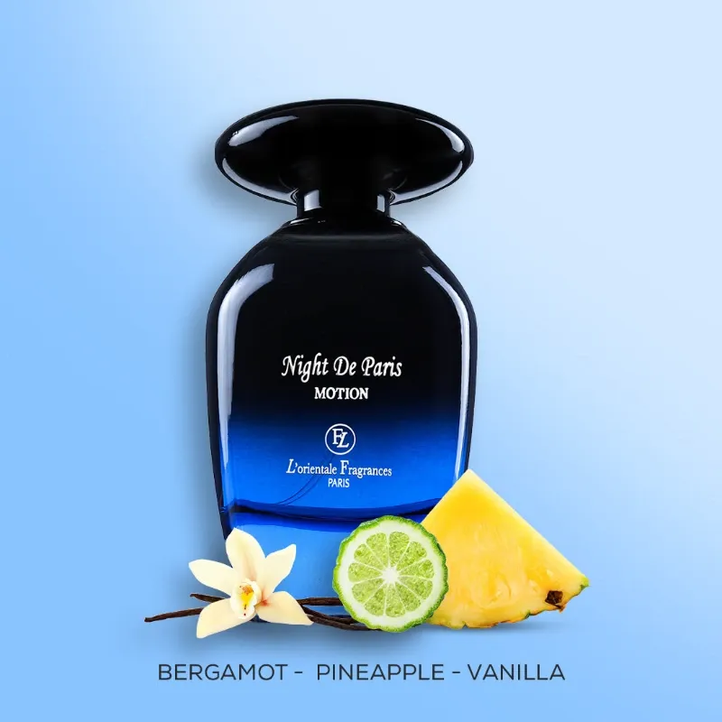 NIGTH THE PARÍS MOTION BLUE - EAU DE PARFUM- UNIXEX - 100 ML