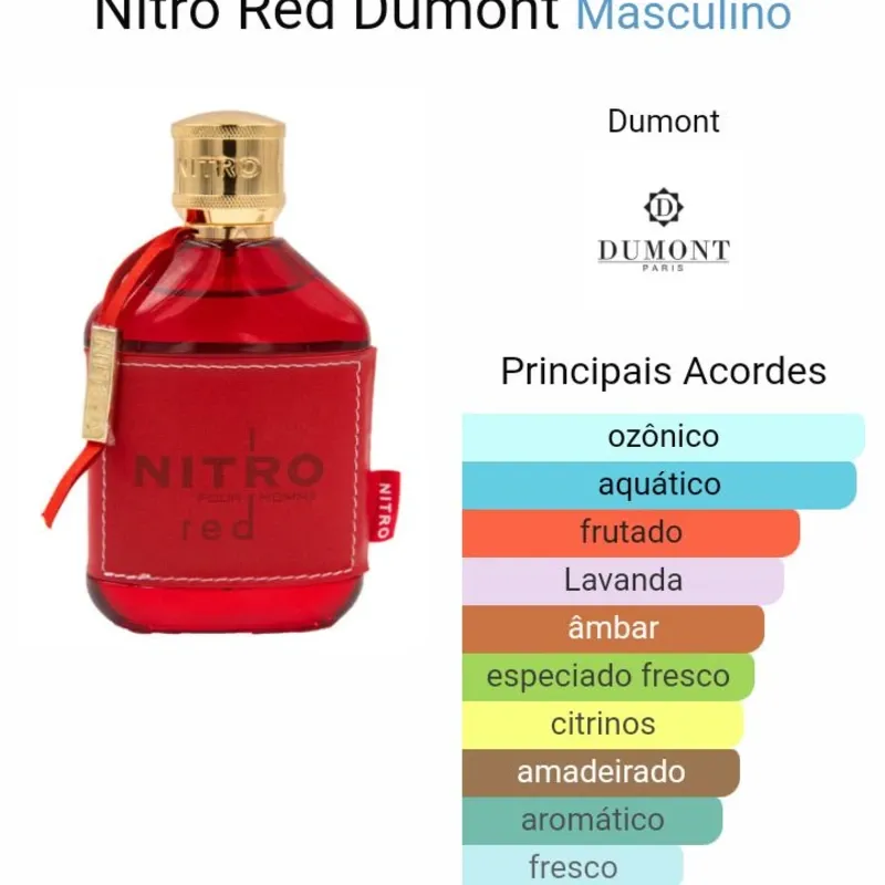 NITRO RED DE DUMONT - FOR MEN - EAU DE PARFUM - 100 ML