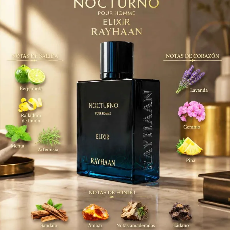 NOCTURNO ELIXIR - FOR MEN - EAU DE PARFUM - 100 ML