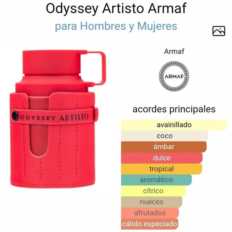 ODYSSEY ARTISTO - EAU DE PARFUM - UNICEX - 100 ML