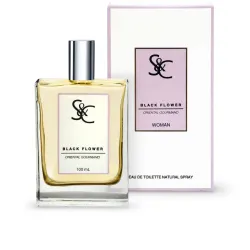 S&C Black flower