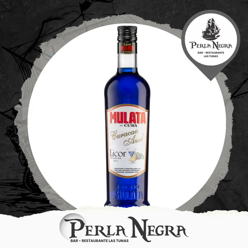 Licor Mulata Curacao Azul