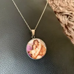 Collar con dije encapsulado con fotografia 3